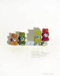 GUMMIBAERENBILD VIER GUENE URSUS
