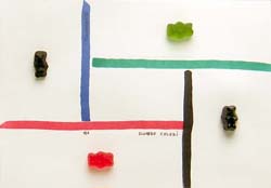 GUMMIBAERENBILD QUATTRO COLORI