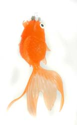 CHRISTBAUMSCHMUCK AUS GUMMI GOLDFISH